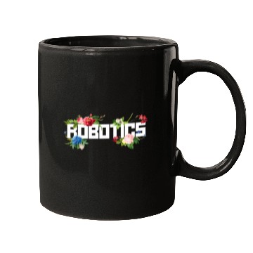 Discover Robot Robotics Engineer Flower Mugs