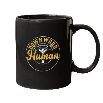 Discover Downward Human - Gym Mugs
