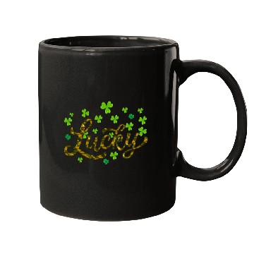 Discover Lucky St Patricks Day, leaf clover, shamtock Mugs