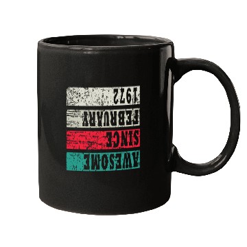 Discover Awesome Since 1972 Birthday Mugs