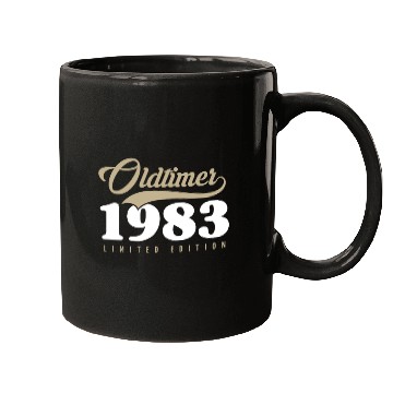 Discover 40th Birthday Vintage 1983 Mugs