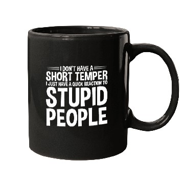 Discover I Don't Have A Short Temper 2 Mugs