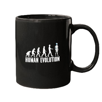 Discover Robotics Robots Evolution Human Evolution Mugs
