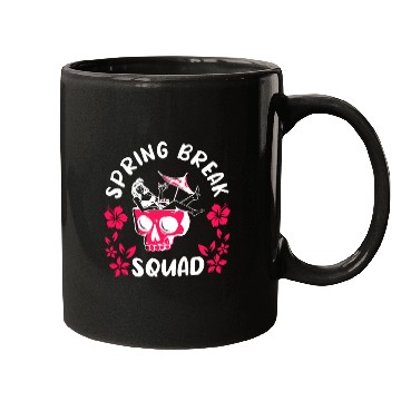 Discover Spring Break Squad Summer Vacation Spring Break Mugs