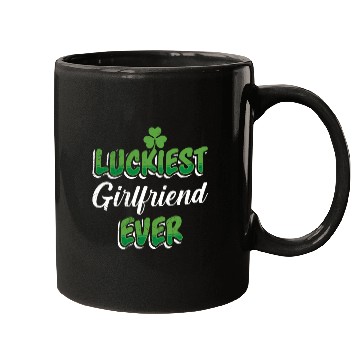 Discover Luckiest Girlfriend ever St Patrick's Day Mugs