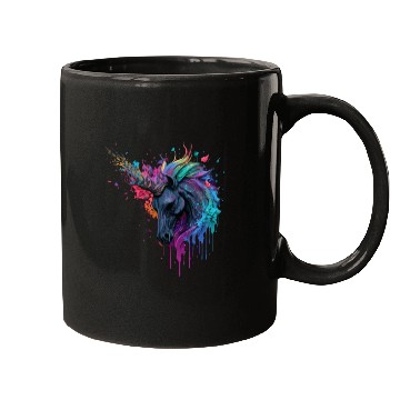 Discover rainbow unicorn Mugs