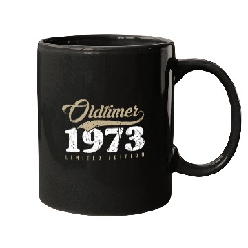 Discover 50th Birthday Vintage 1973 Mugs