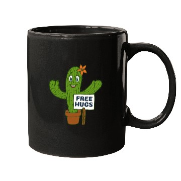 Discover Free Hugs Cactus Mugs