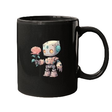 Discover Romantic Robot Gives Away Rose Mugs