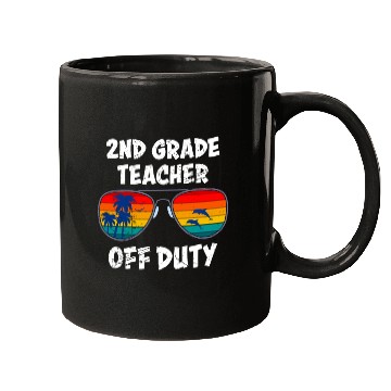 Discover Second grade class teacher off duty school teacher Mugs