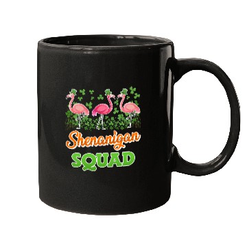 Discover Flamingo Shenanigan Squad St. Patrick's Day Mugs