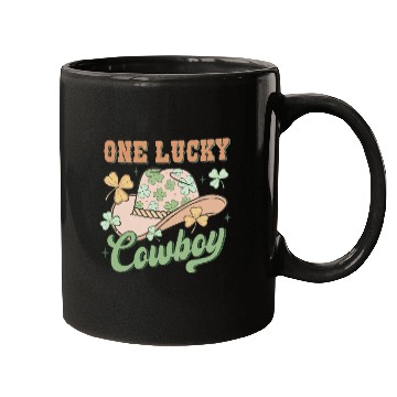 Discover One lucky cowboy St Patricks Day Mugs
