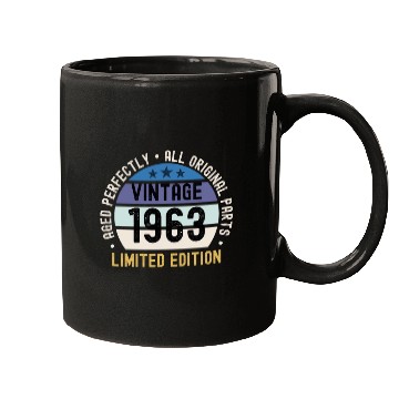 Discover 60th Birthday Vintage 1963 Mugs