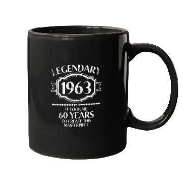 Discover 60th Birthday Vintage 1963 Mugs
