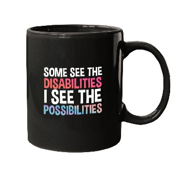Discover I See Possabilities Special Education Teacher Mugs