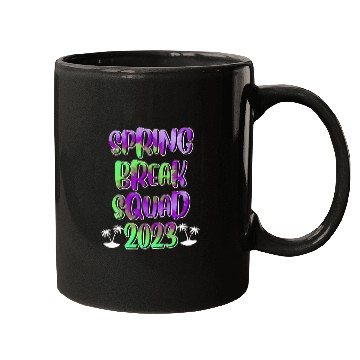 Discover Spring Break Squad Summer Vacation Spring Break Mugs