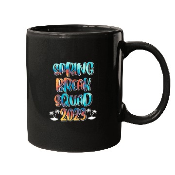 Discover Spring Break Squad Summer Vacation Spring Break Mugs