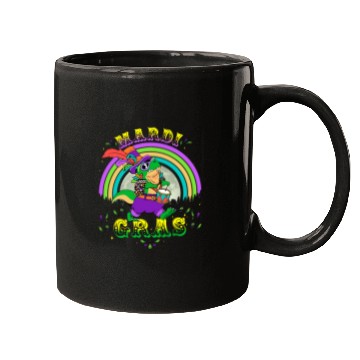 Discover 2023 Mardi Gras Party Hat T Rex Drummer Mardi Mugs