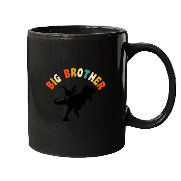 Discover Promoted to big brother dinosaur Gift, Big brother Mugs