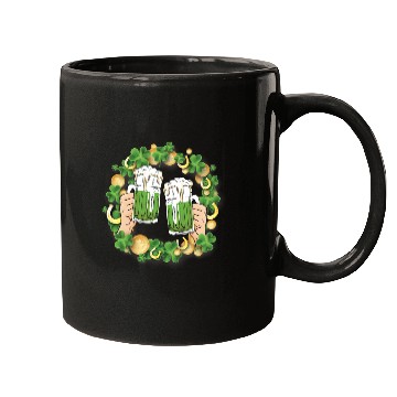 Discover St. Patrick's Day Irish Green Beer, Wine Cups Mugs