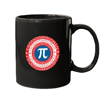 Discover Captain Pi Superhero Shield Mugs