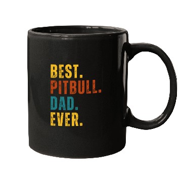 Discover BEST Pitbull Dad Ever Mugs