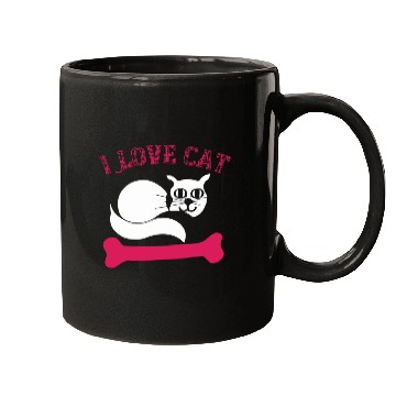 Discover I Love Cat Mugs