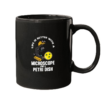 Discover Biology Biologist Microscope Mugs