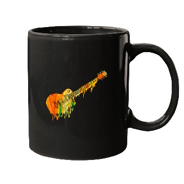 Discover Melting Guitar, Guitar Lover Mugs
