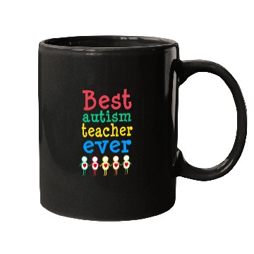 Discover Autism Teacher Gift Mugs