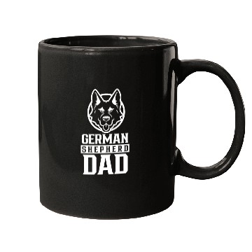 Discover German Shepherd Dad Boy Guy German Sheperd Dog Mugs