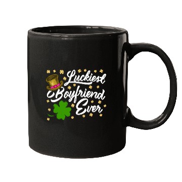 Discover Luckiest Boyfriend Ever Valentine's Day Mugs