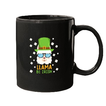 Discover LLama be Irish Lama Alpaca St. Patrick's Day Mugs