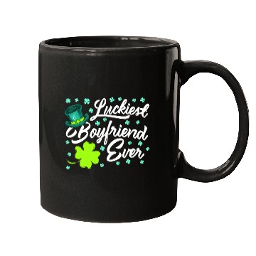 Discover Luckiest Boyfriend Ever Valentine's Day Mugs