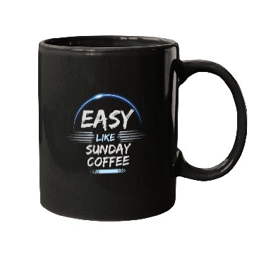 Discover easy like sunday coffee Mugs