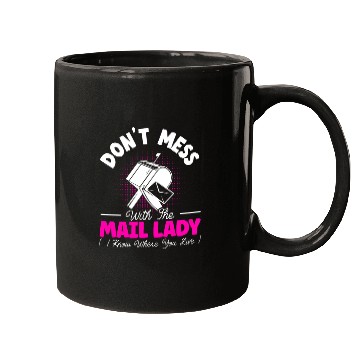 Discover Postal Worker Mail Lady Delivery Mail Escort Mugs