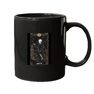 Discover Death Card Mugs