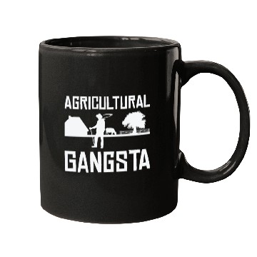 Discover Agriculture Gangsta Gardening Farmer Planting Mugs