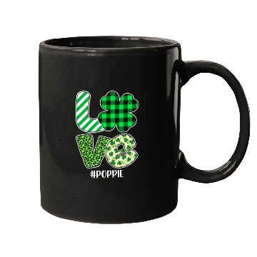 Discover Love Poppie Green Plaid Leopard Shamrock Mugs