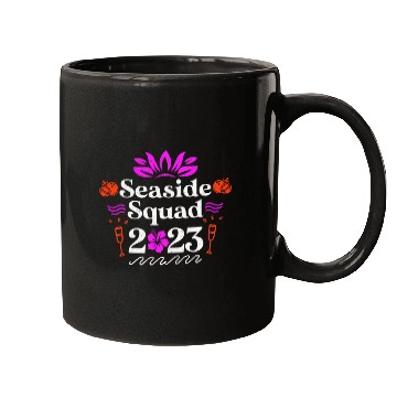 Discover Seaside Squad 2023 Summer Vacation Spring Break Mugs