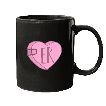 Discover Cute ER Nurse Candy Heart Mugs