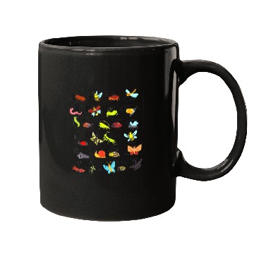 Discover Bug Alphabet Insect Alphabet Back to School Alphab Mugs