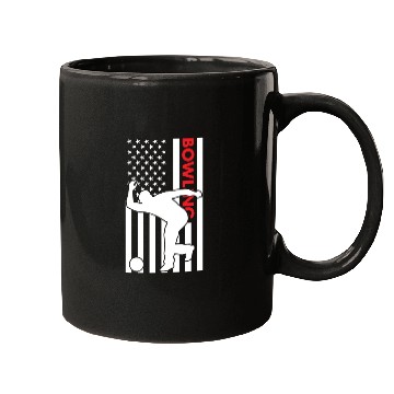 Discover Sport Us Flag Bowling Mugs