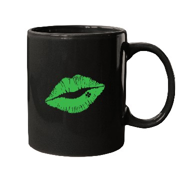 Discover Lips Shamrock Mugs, St Patricks Day Presents