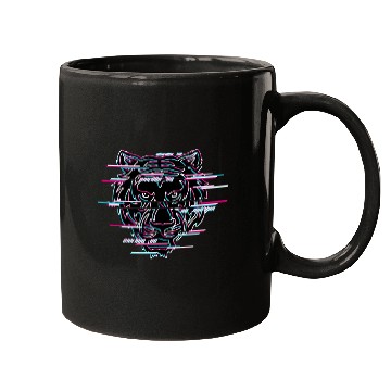 Discover TIGER GLITCH Mugs