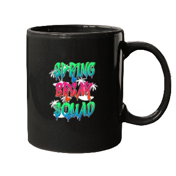 Discover Spring Break Squad Summer Vacation Spring Break Mugs
