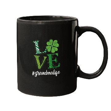 Discover Love Grandma life St. Patrick's Day Grandma Mugs