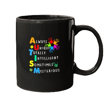 Discover Kindness Always Unique Totally Autism Awareness Ha Mugs
