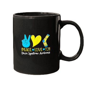 Discover Hand Print Socks World Down Syndrome Awareness Day Mugs