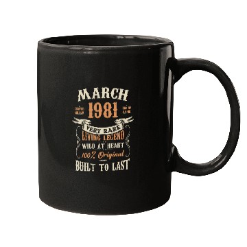 Discover March 1981 Birthday Surprise Mugs